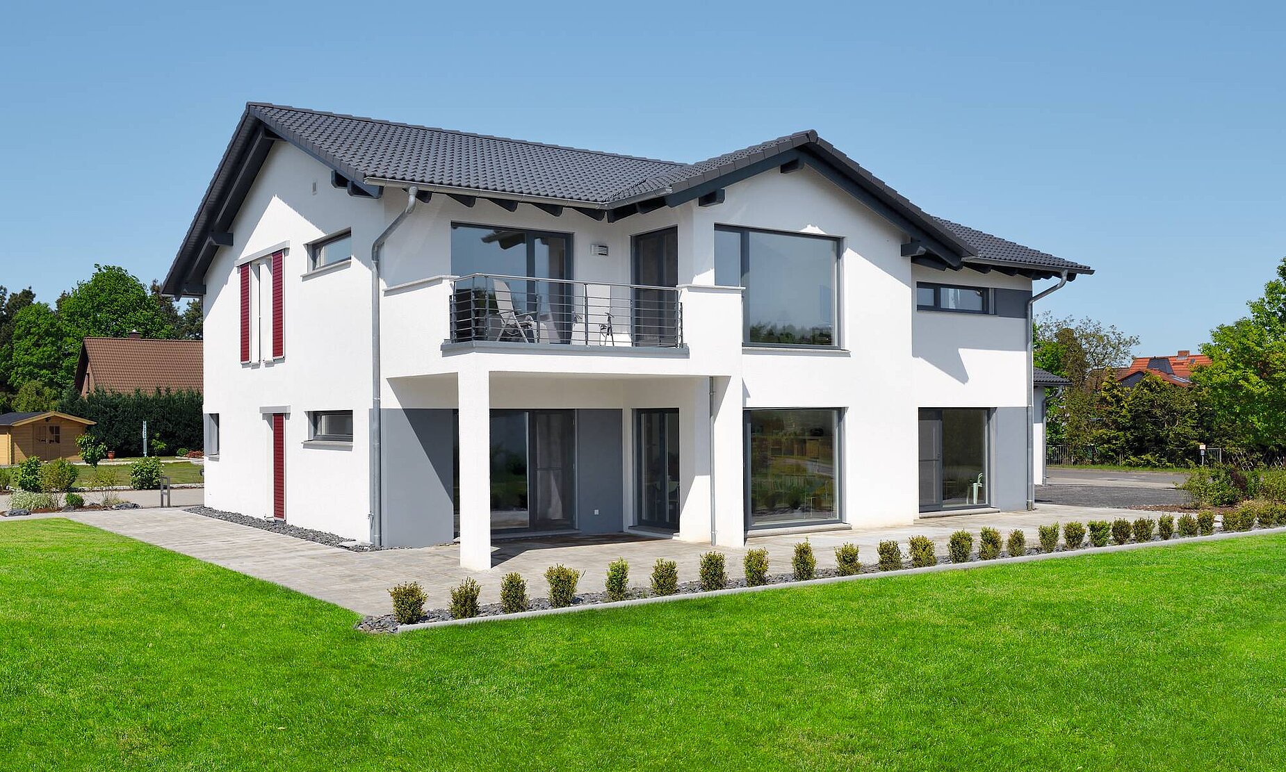 Rechteckhaus mit Satteldach