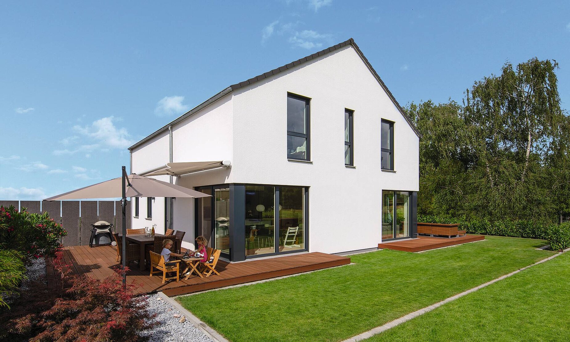 Einfamilienhaus mit Satteldach