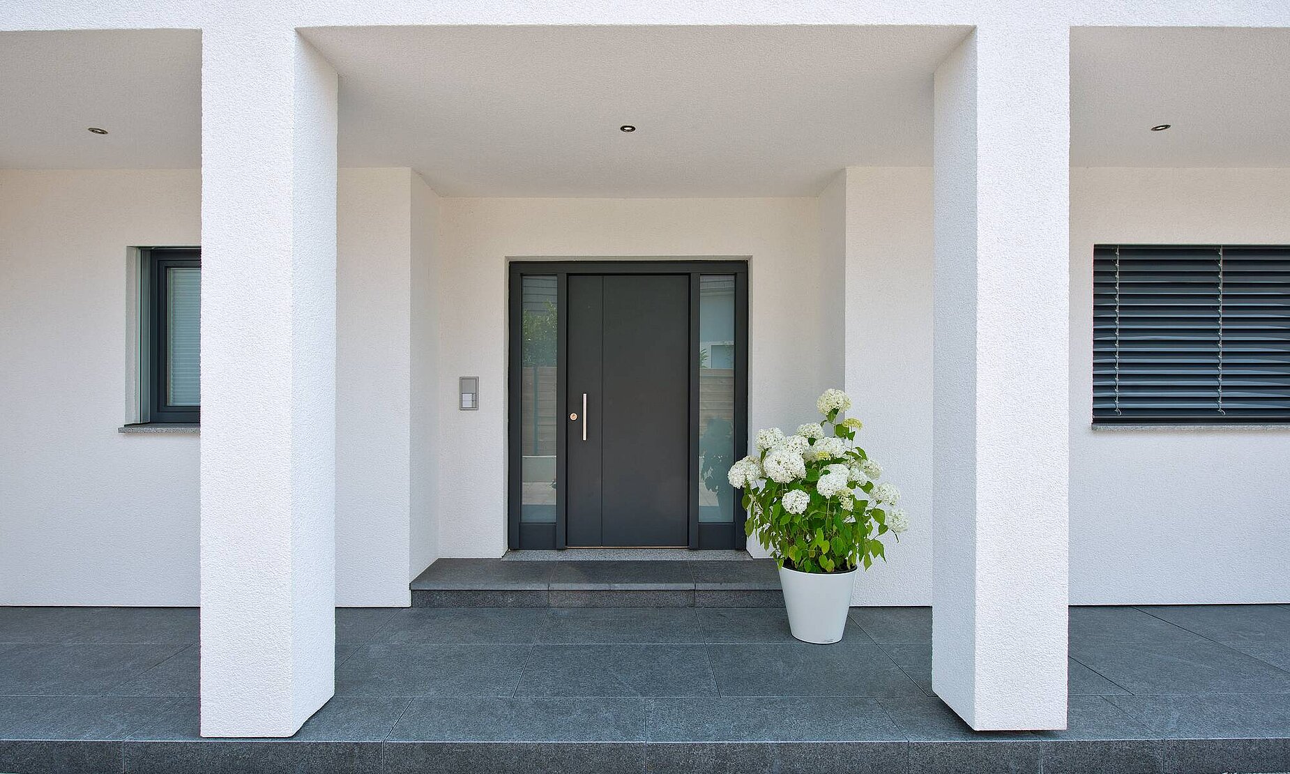 Bauhaus style contemporary prefab home