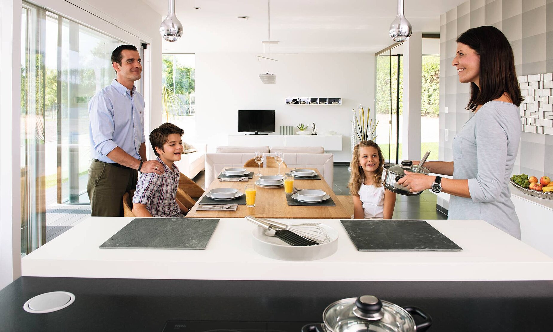 Contemporary, eco-friendly prefabricated house