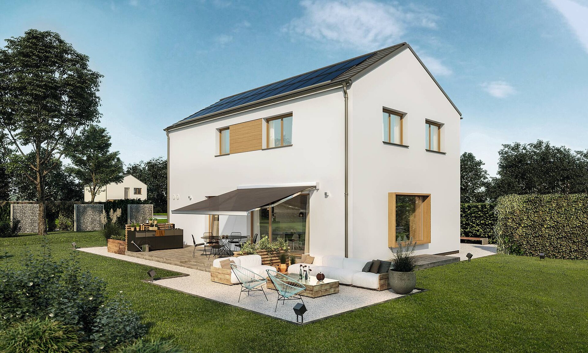 Einfamilienhaus aus der Baureihe sunshine Musterhaus in Rheinau-Linx