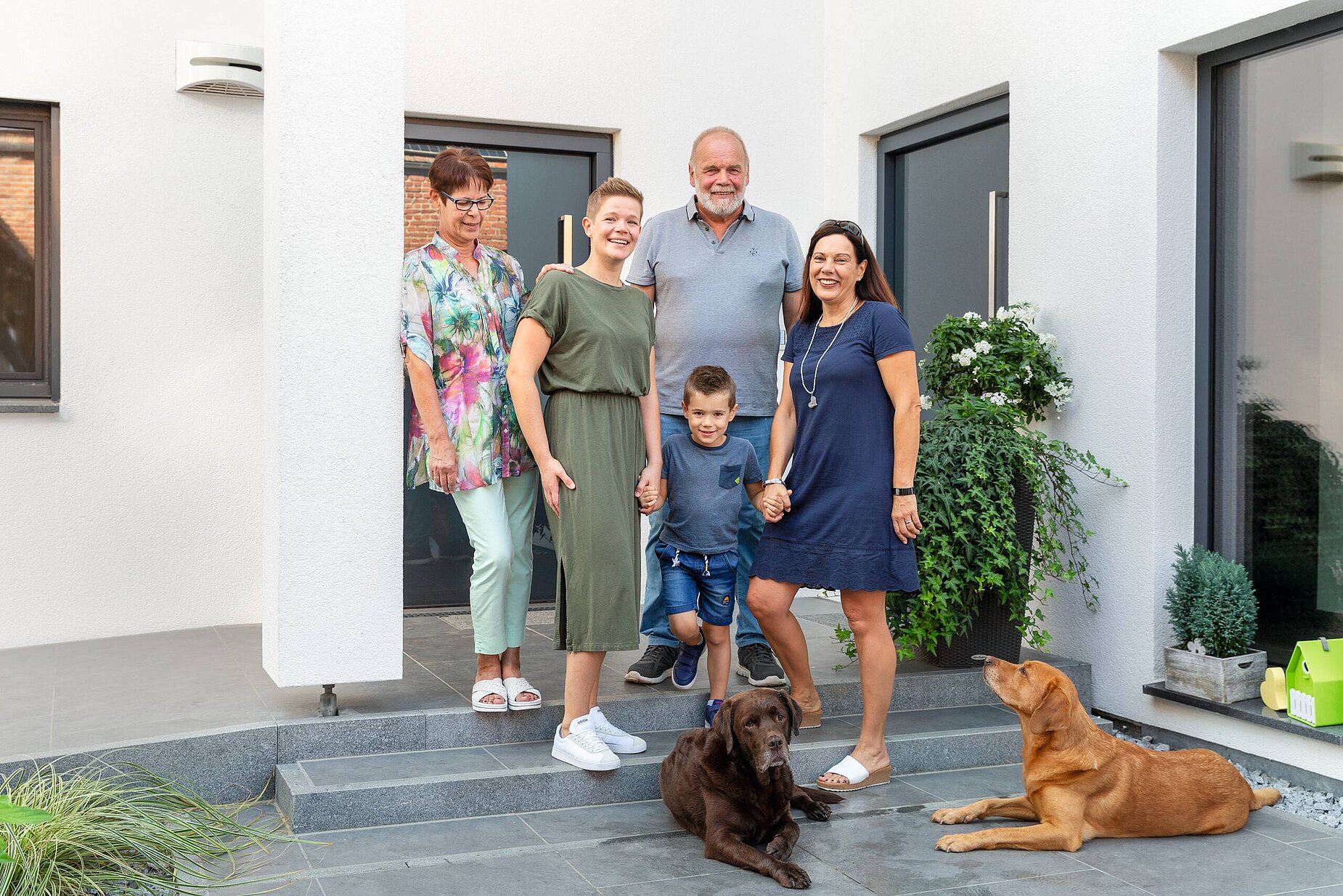 3 Generationen in einem Haus