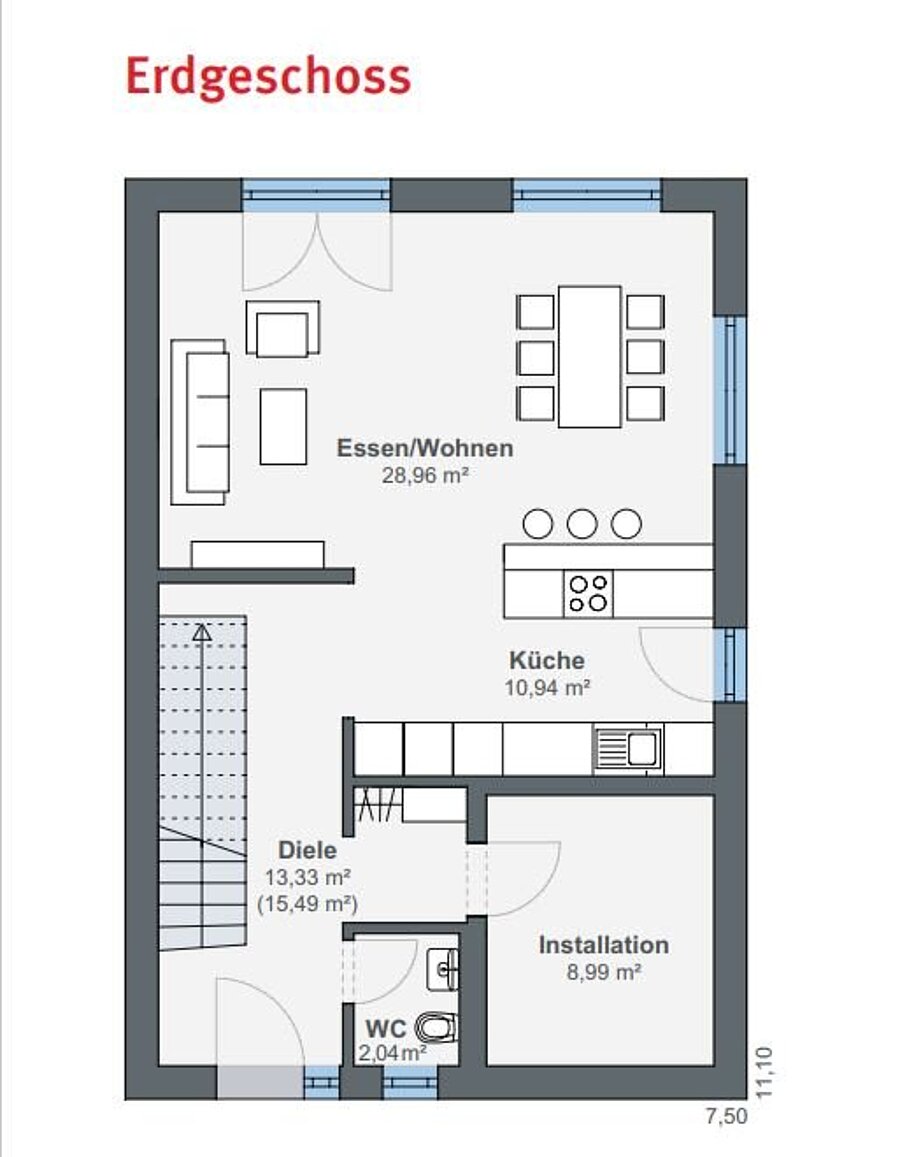 Grundriss EG