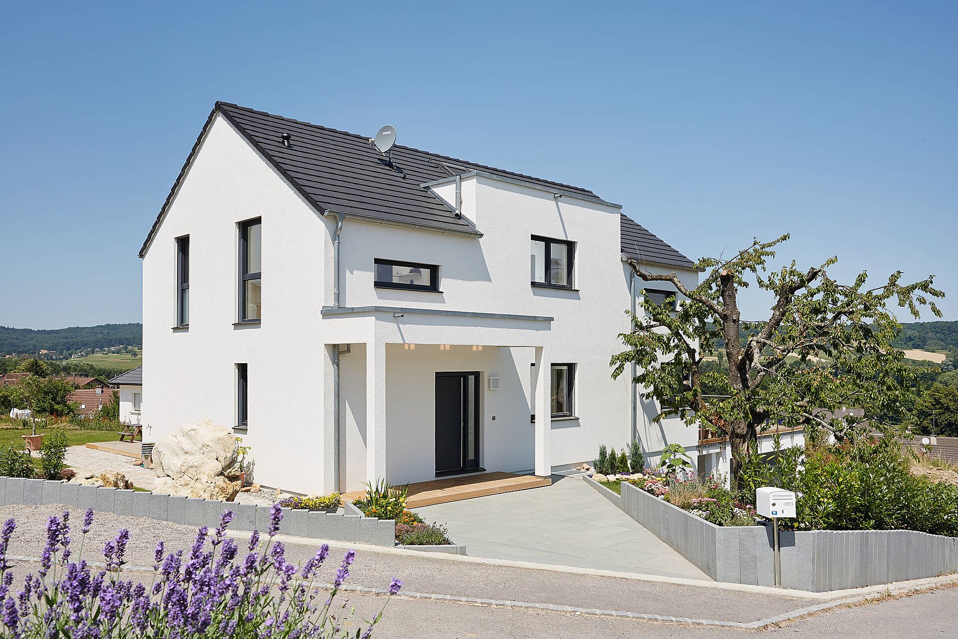 Eigenheim in Fertigbauweise vorgeplantes, WeberHaus, sunshine 310