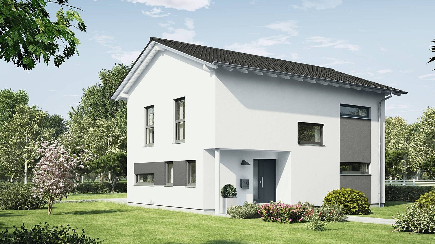 Einfamilienhaus mit Satteldach