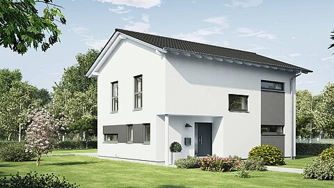 Einfamilienhaus mit Satteldach