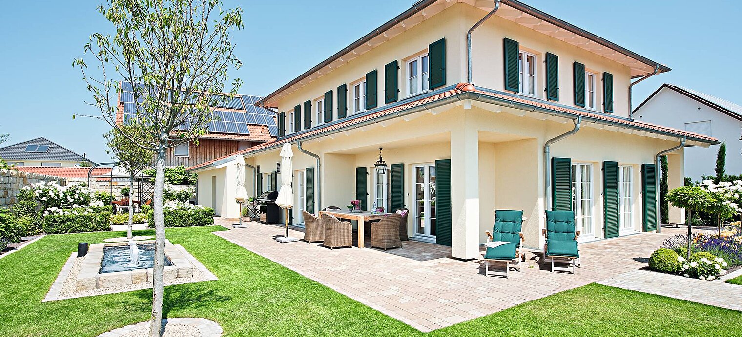 Traumhaus im mediterranen Stil Architektenhaus, 2-geschossiges Haus,