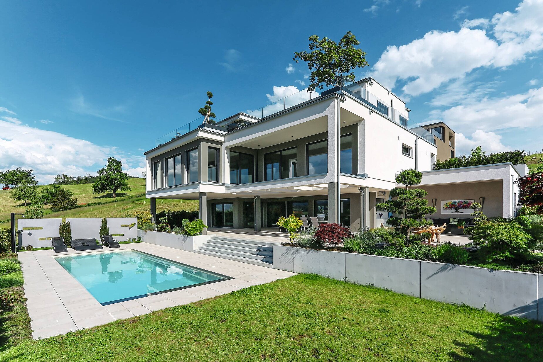 Haus mit Schwimmbad