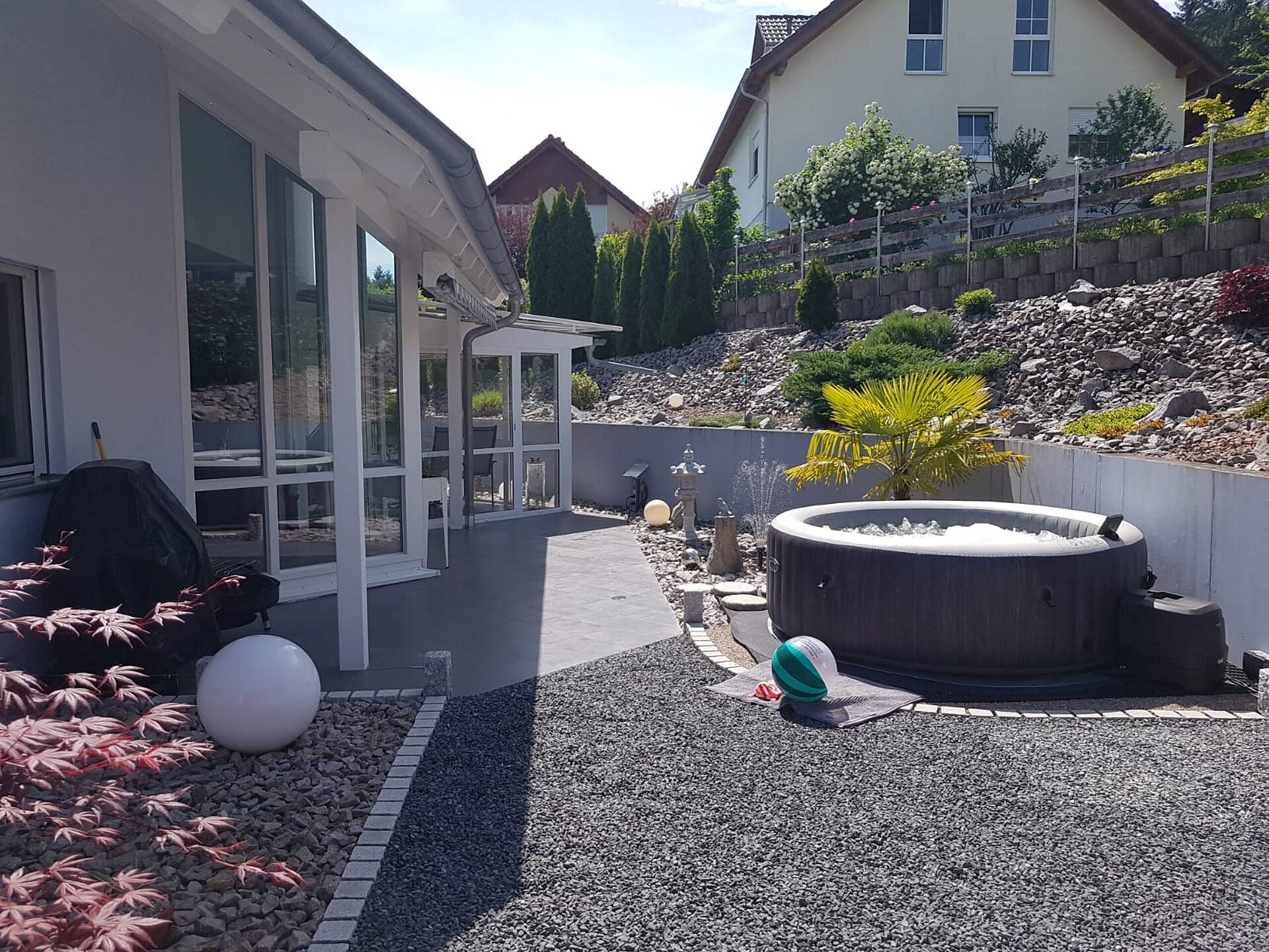 Erker- und Whirlpoolblick