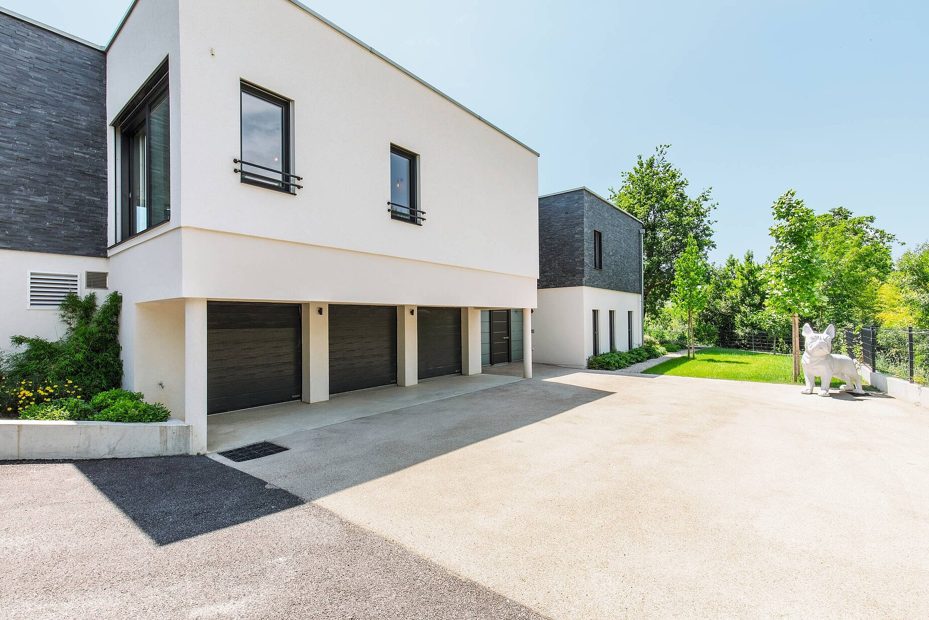 Fertighaus mit Garage