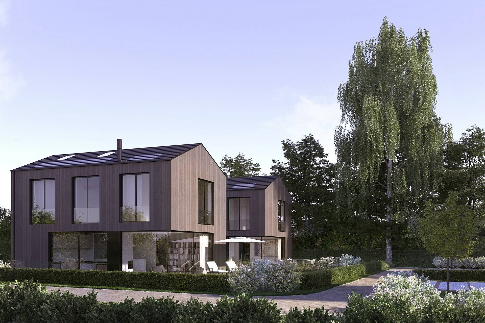 Moderne Architektenhäuser für Familien