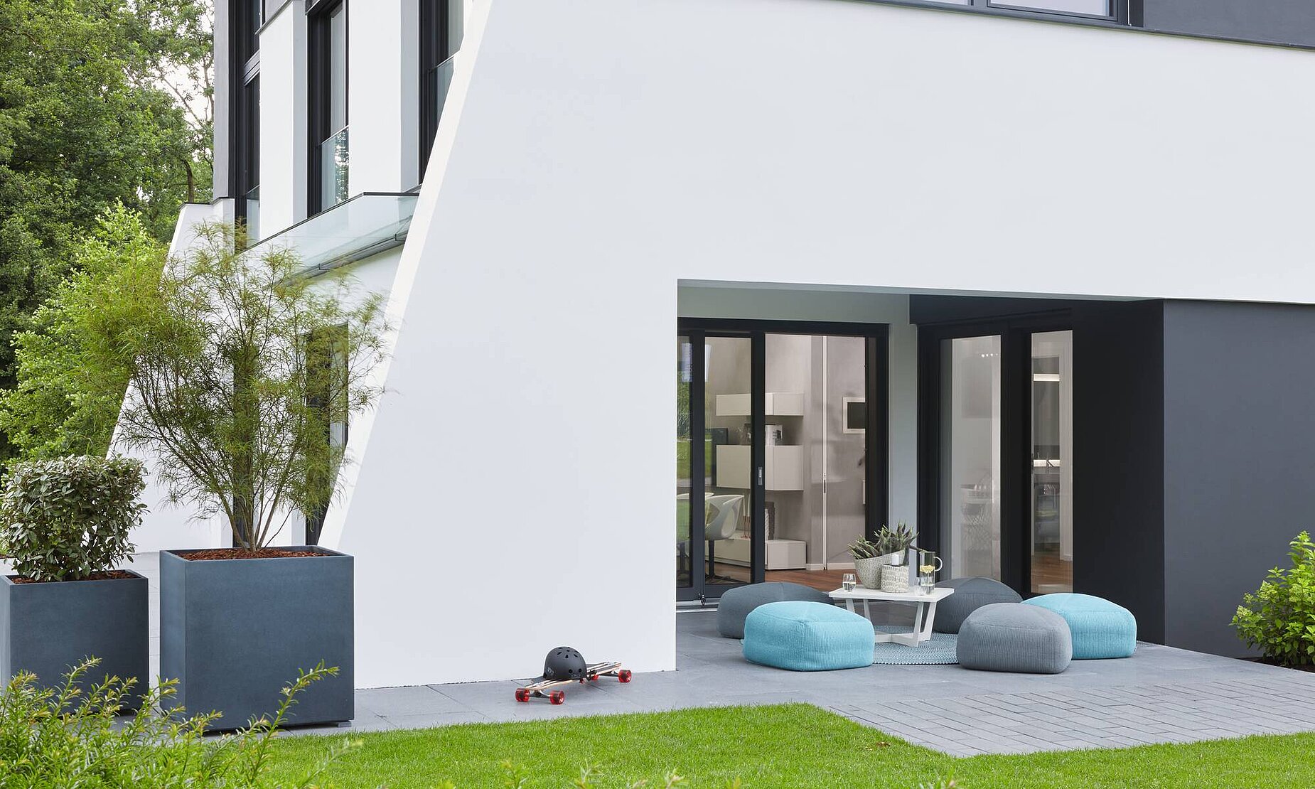 Einfamilienhaus in neuartigem Architektur-Design
