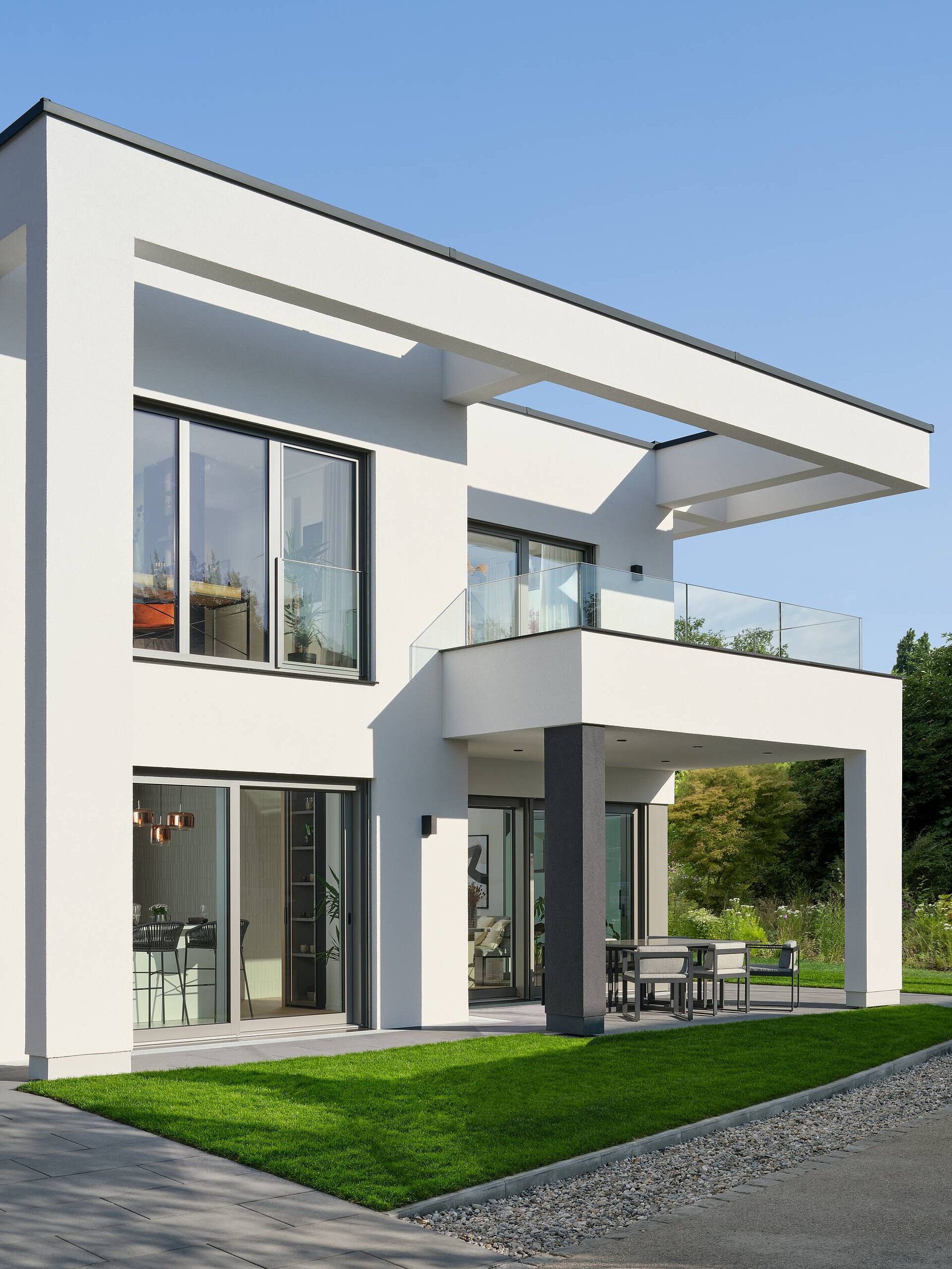 frei geplante Villa
