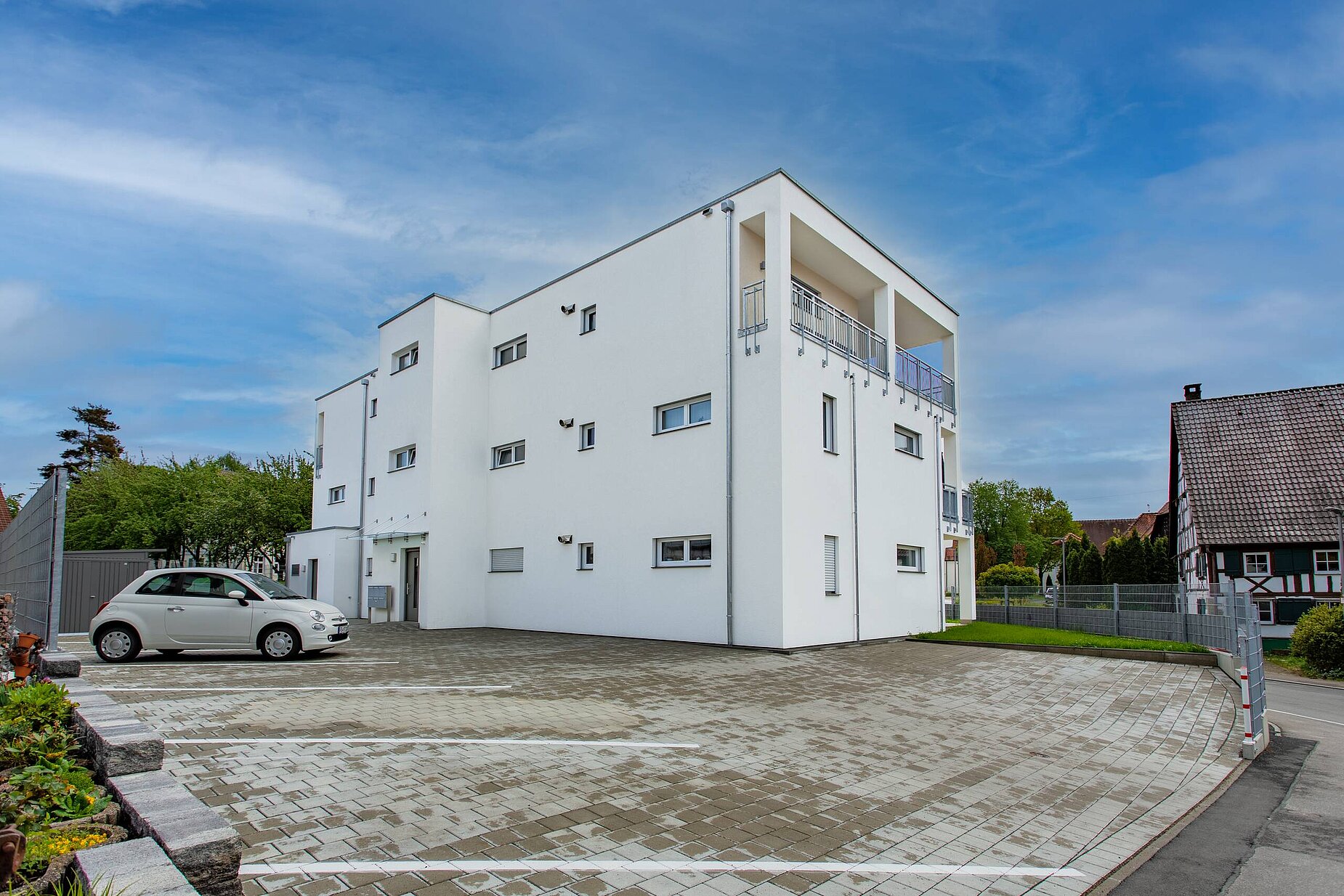 Mehrfamilienhaus in ökologischer Fertigbauweise