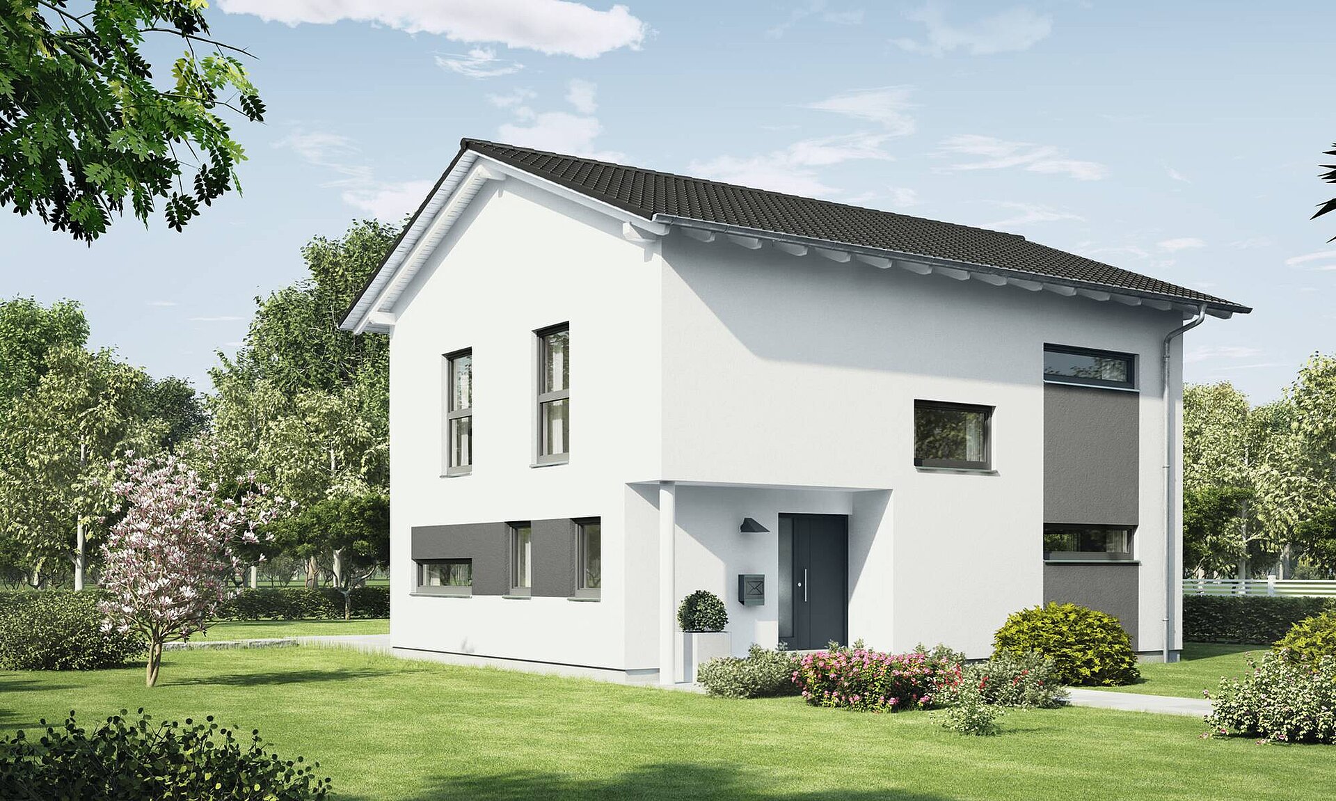 Einfamilienhaus mit Satteldach