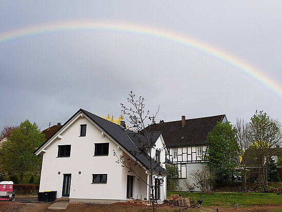 Unser Traumhaus unter dem Regenbogen!