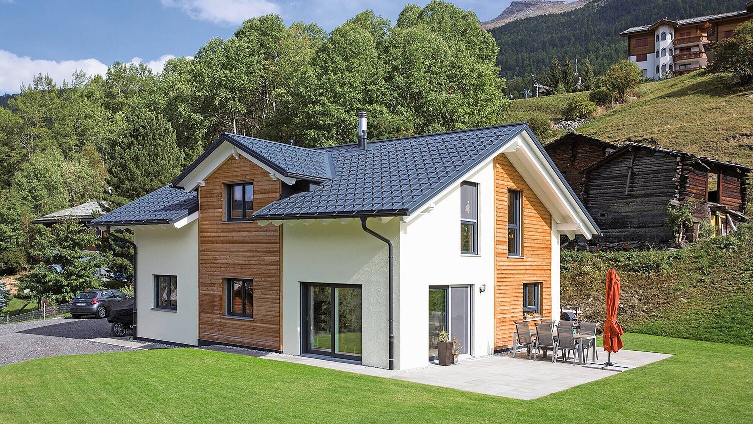 Einfamilienhaus mit 3. Giebel