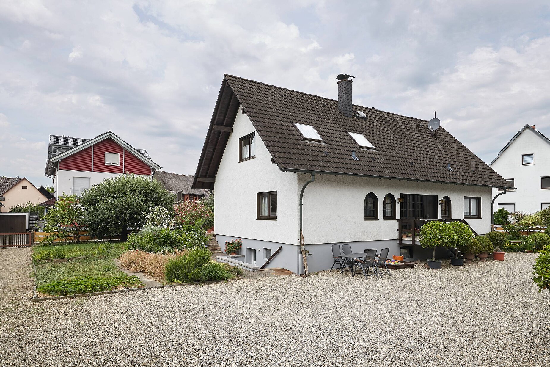 Kundenhaus nach Umbau Erweiterung des Eigenheims