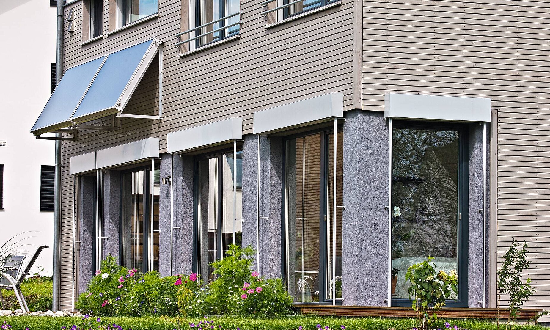 Modern eco-friendly self-build home