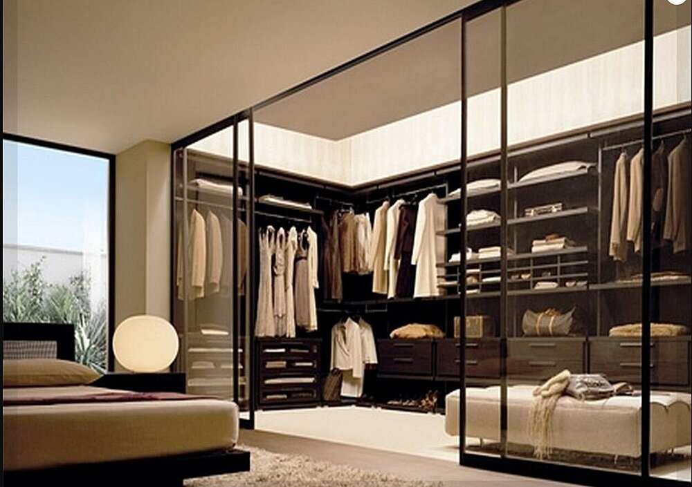 Schlafzimmer mit offener Ankleide Schlafzimmer mit offener Ankleide