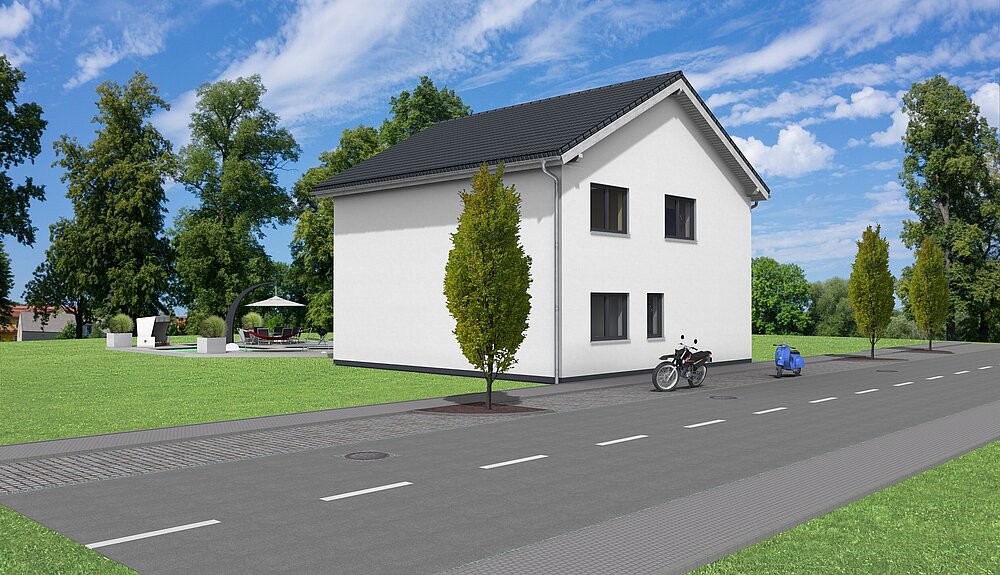 genehmigte Planung Ansicht 3 genehmigte Planung Ansicht 3