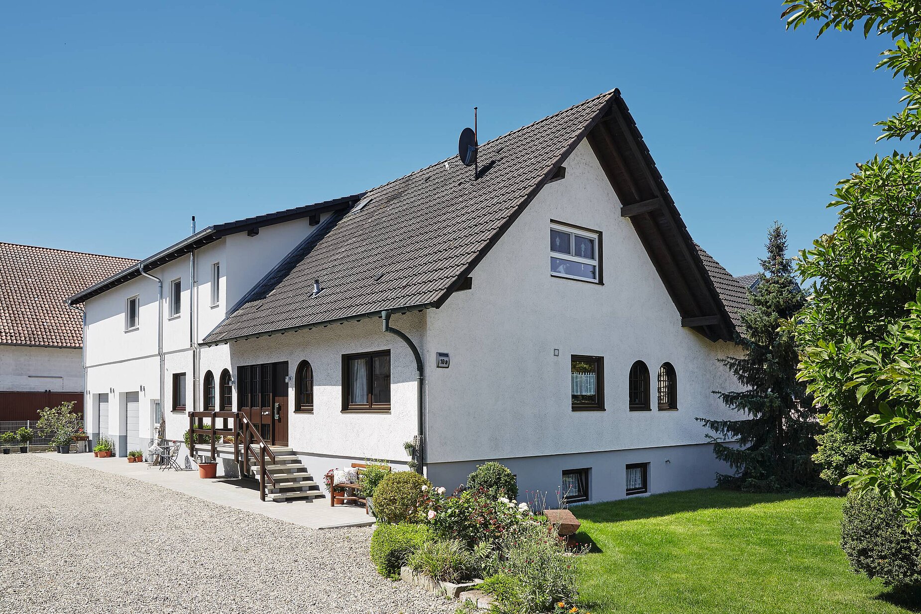 Kundenhaus nach Umbau Erweiterung des Eigenheims
