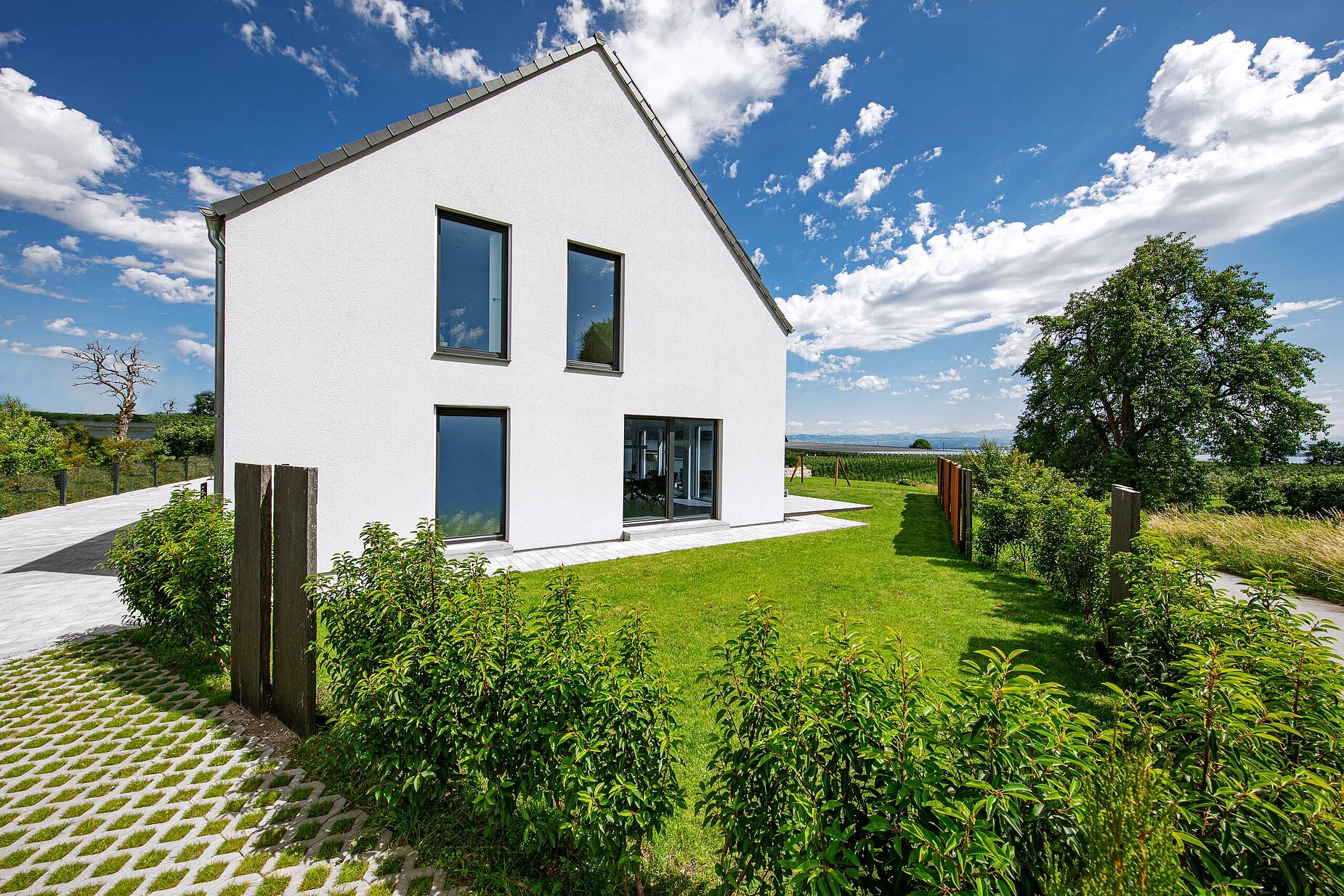 Einfamilienhaus mit Satteldach