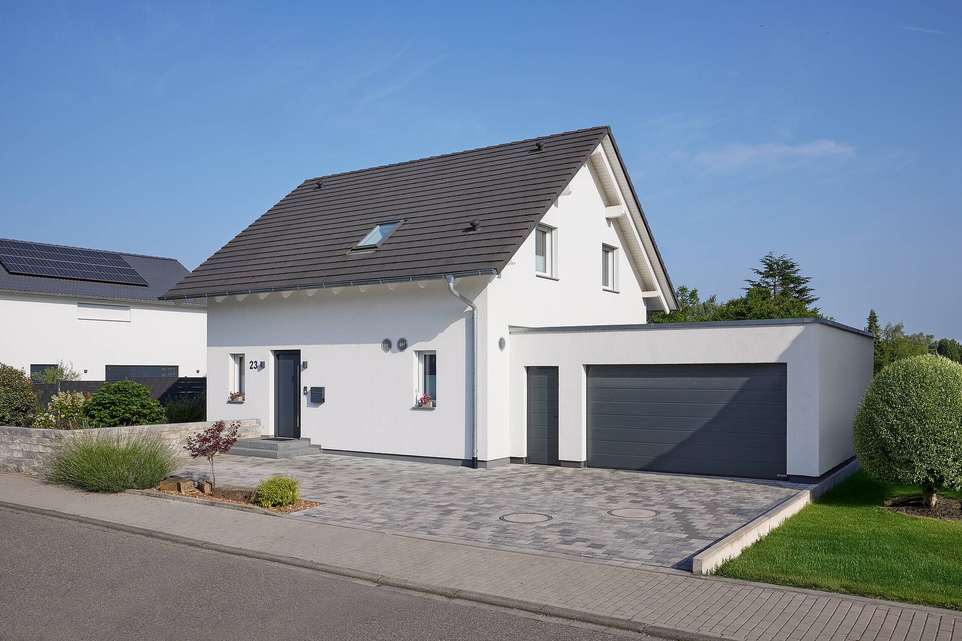 Familienfreundliches Satteldachhaus Kundenhaus