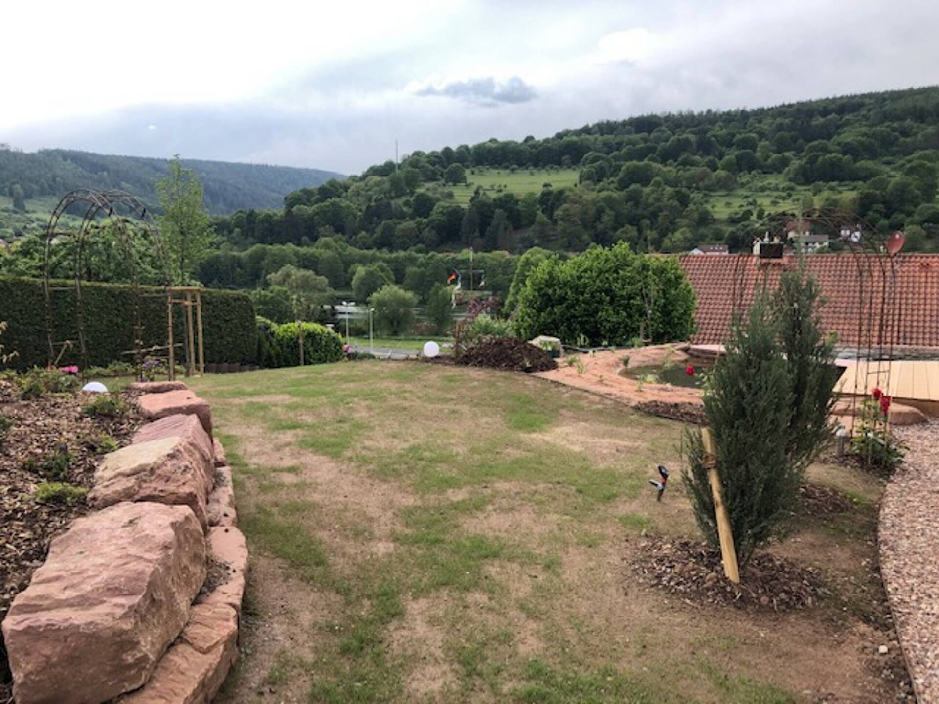 Blick in den oberen Garten