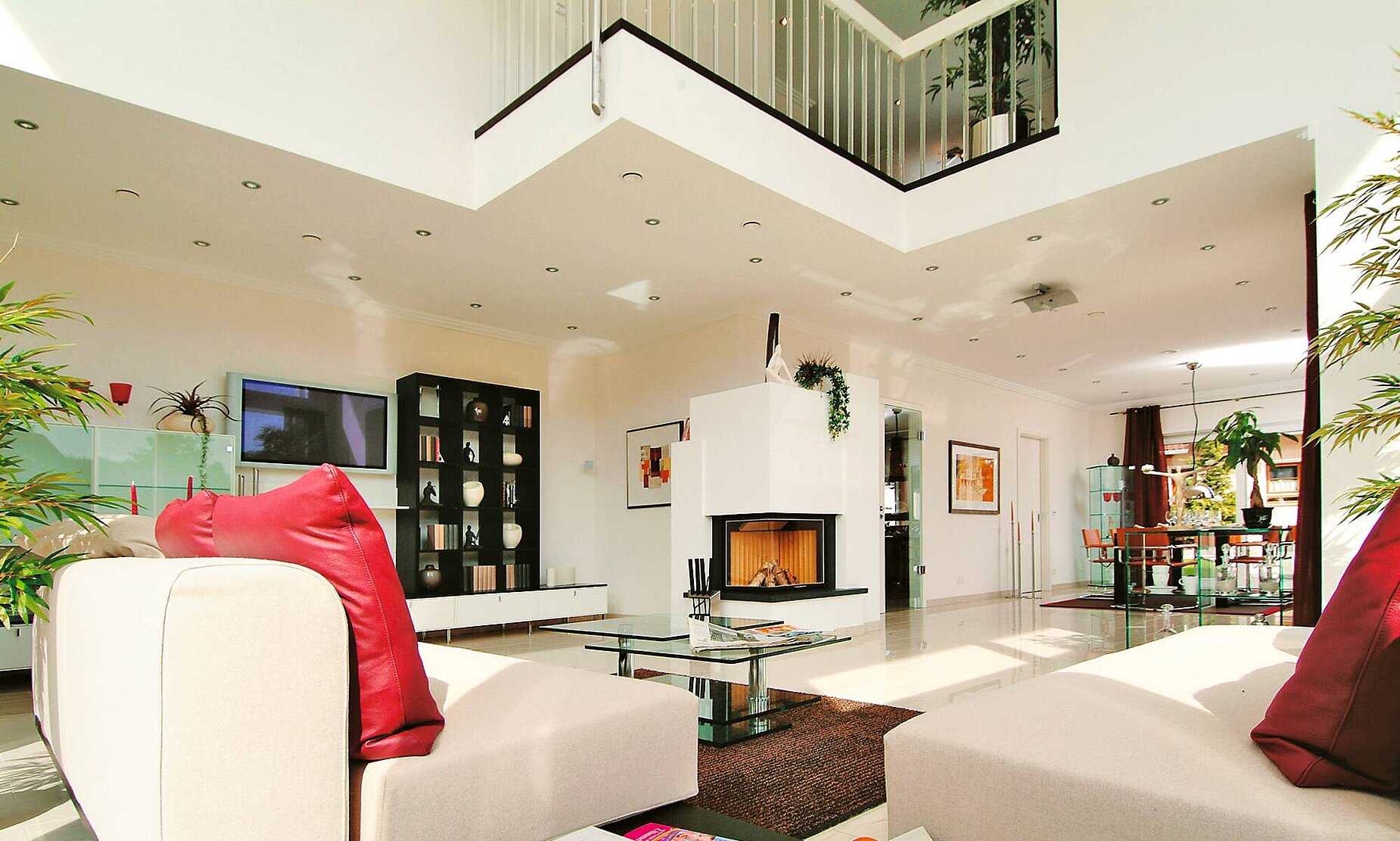Contemporary prefab house with granite cladding
