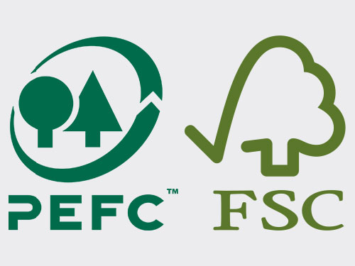 GUTEX-Dämmplatten mit PEFC- und FSC-Siegel
