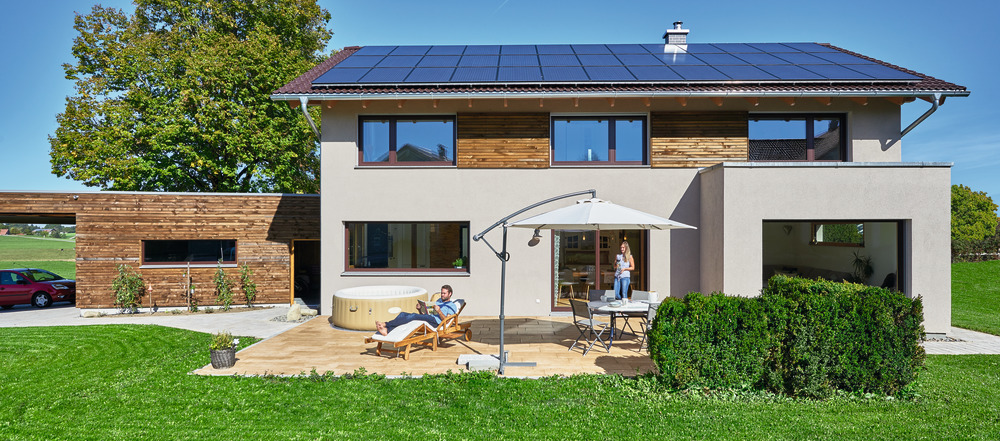 Einfamilienhaus mit Satteldach