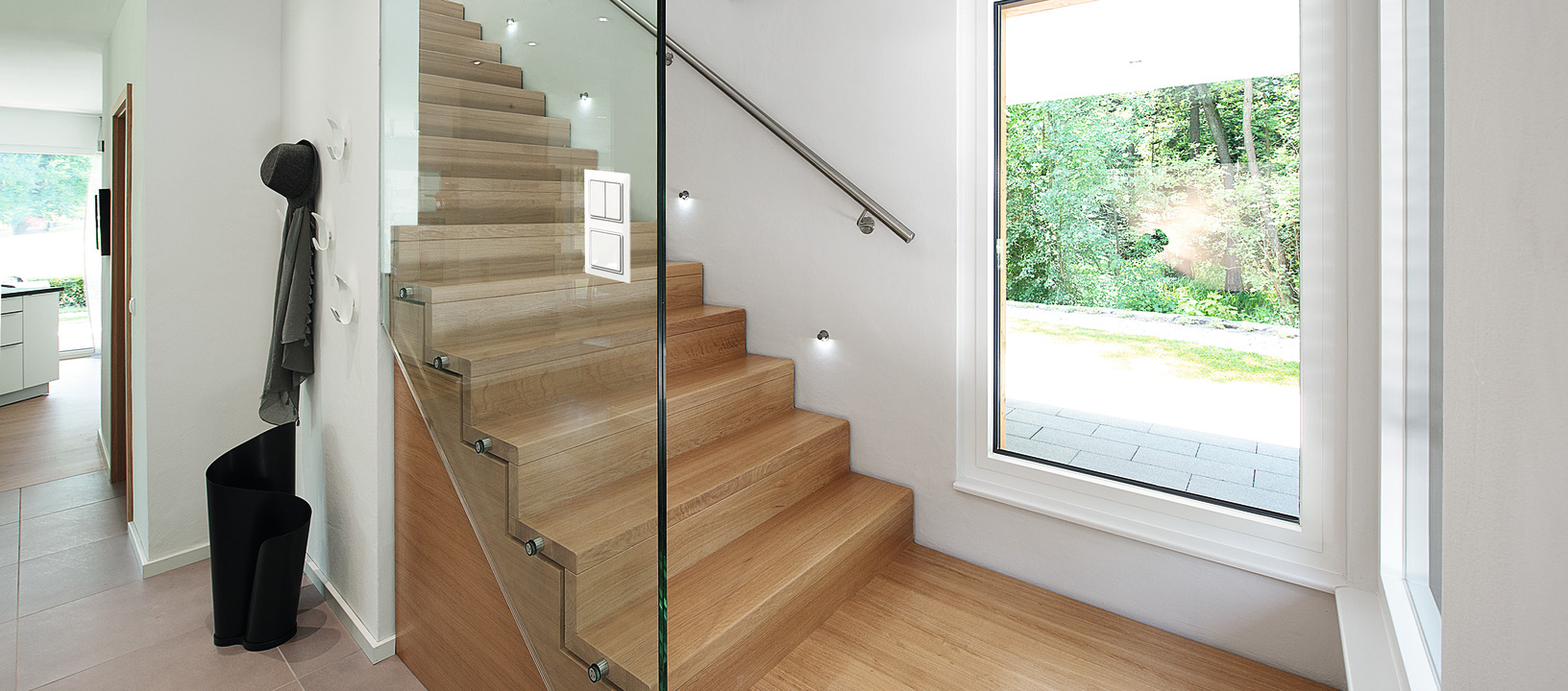 Treppe in Faltwerkoptik