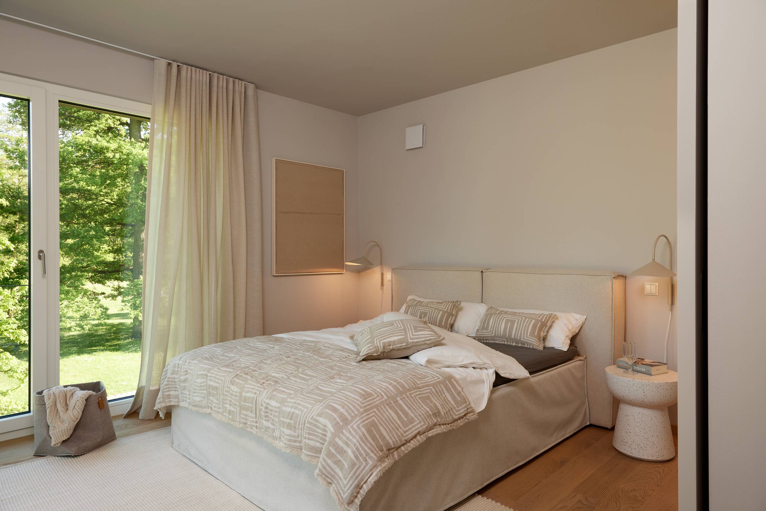 Freundliches Schlafzimmer Schlafen