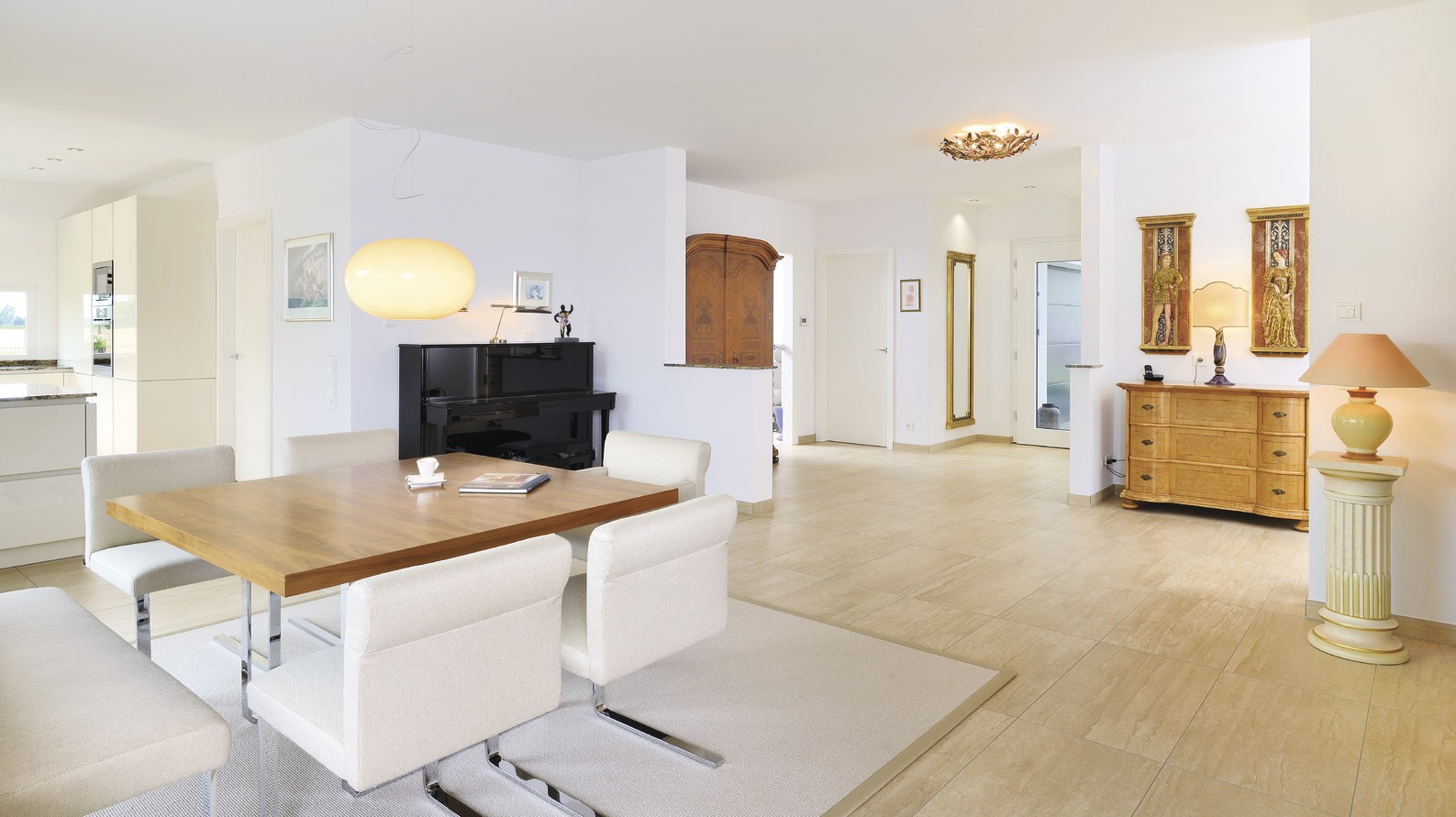 - ... -, Diele ebenLeben, freigeplantes Architektenhaus