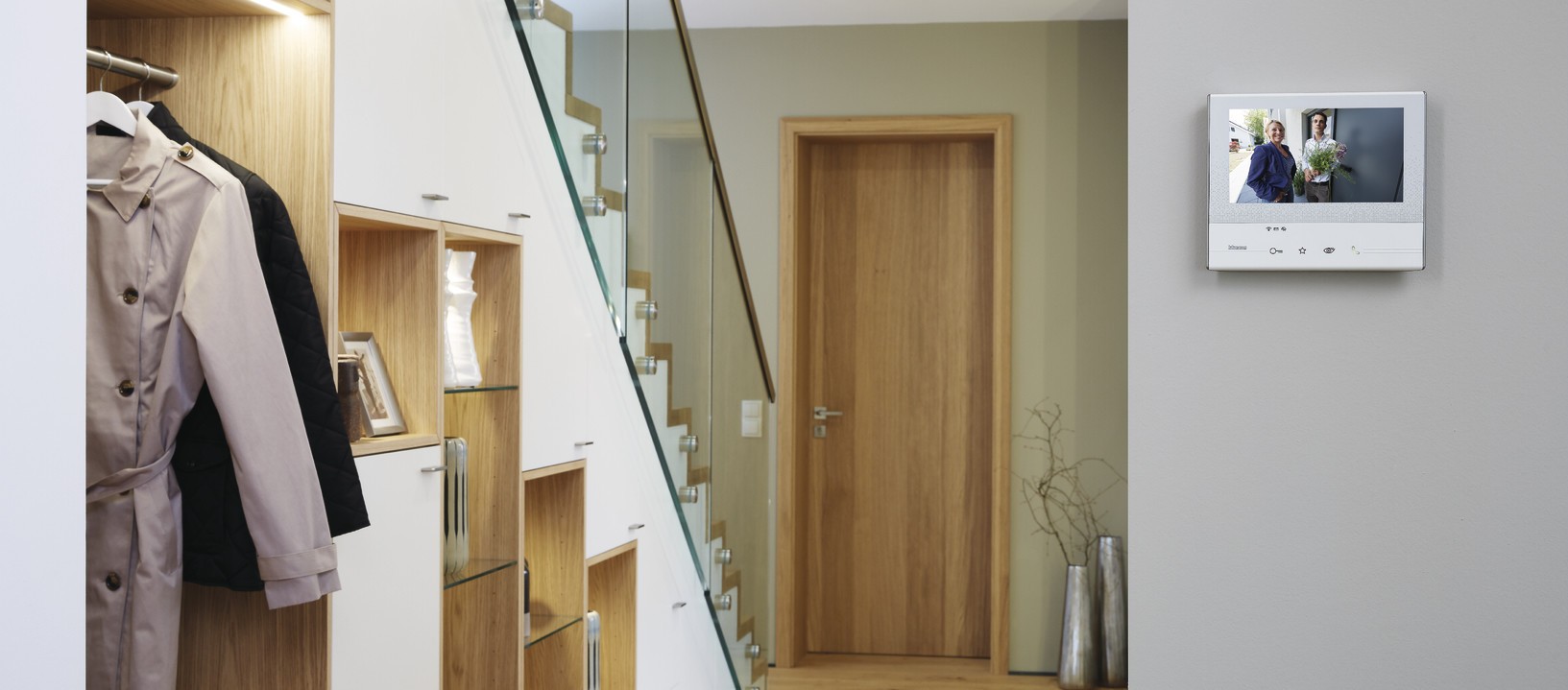 unterbaute Treppe mit Stauraum