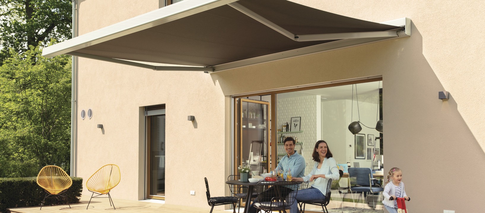 Terrasse mit Markise