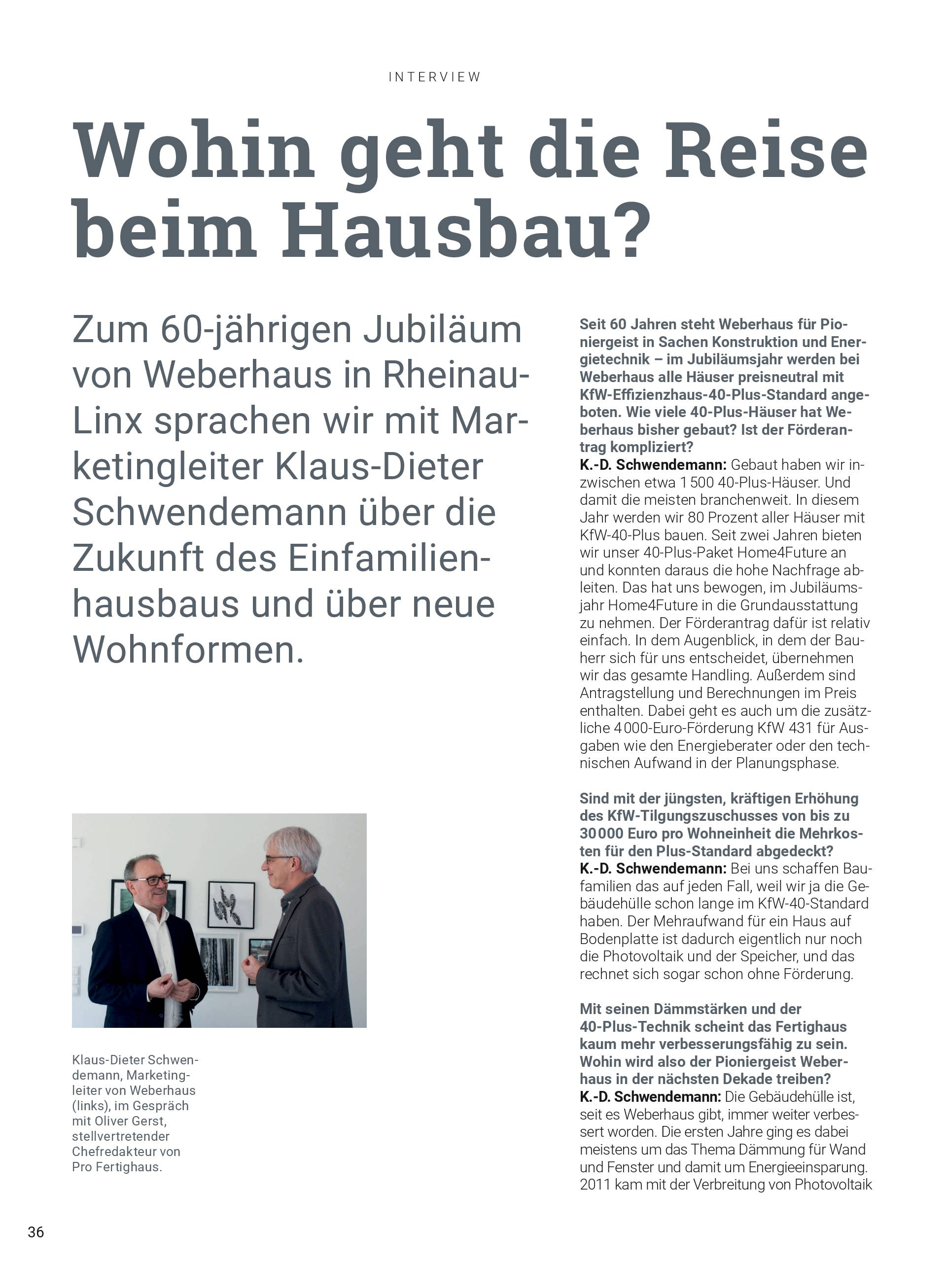 pro fertighaus Ausgabe 2 2020