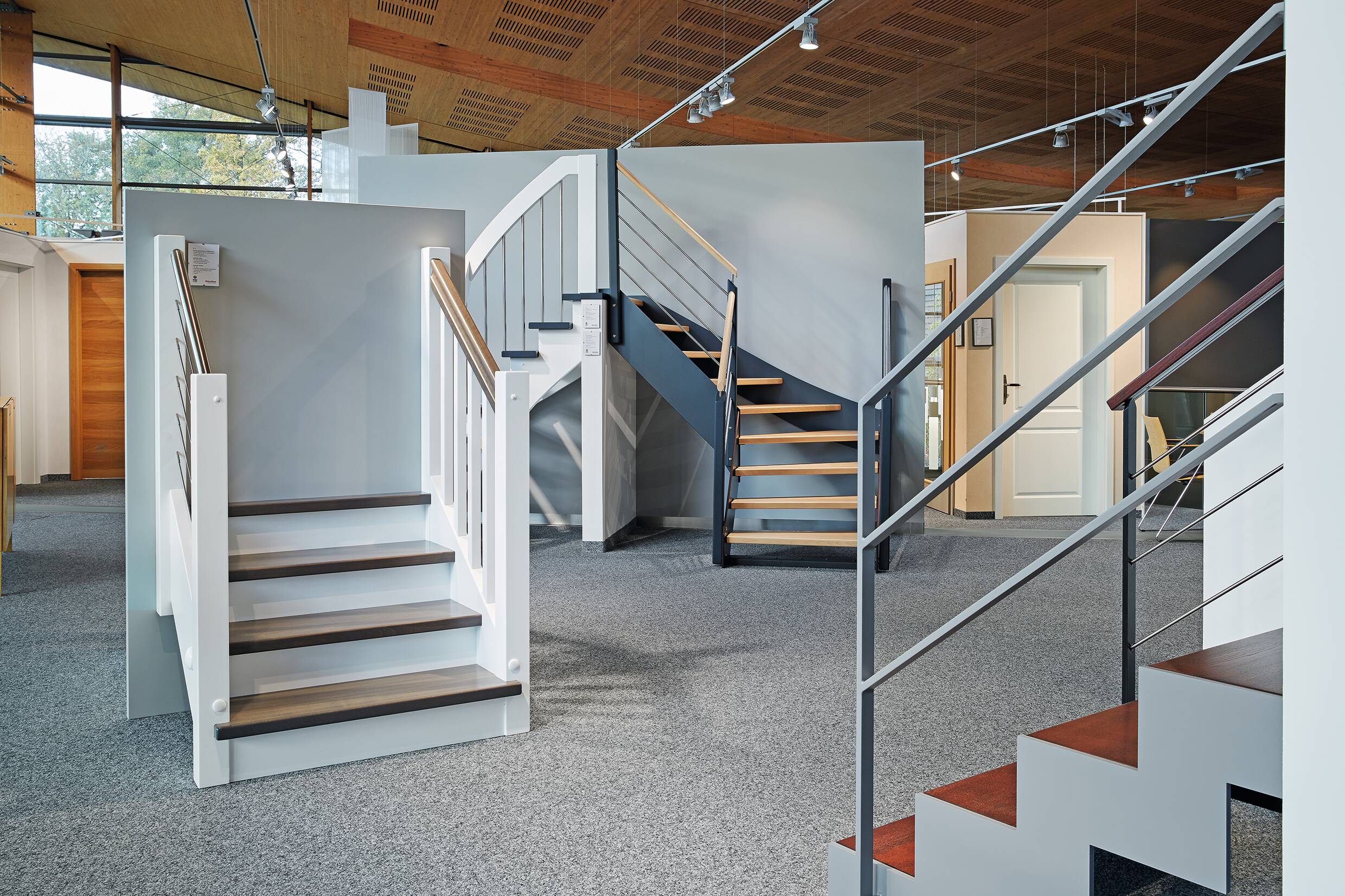 WeberHaus Treppen für Ausstattungsberatung WeberHaus Mustertreppen für Ausstattungsberatung