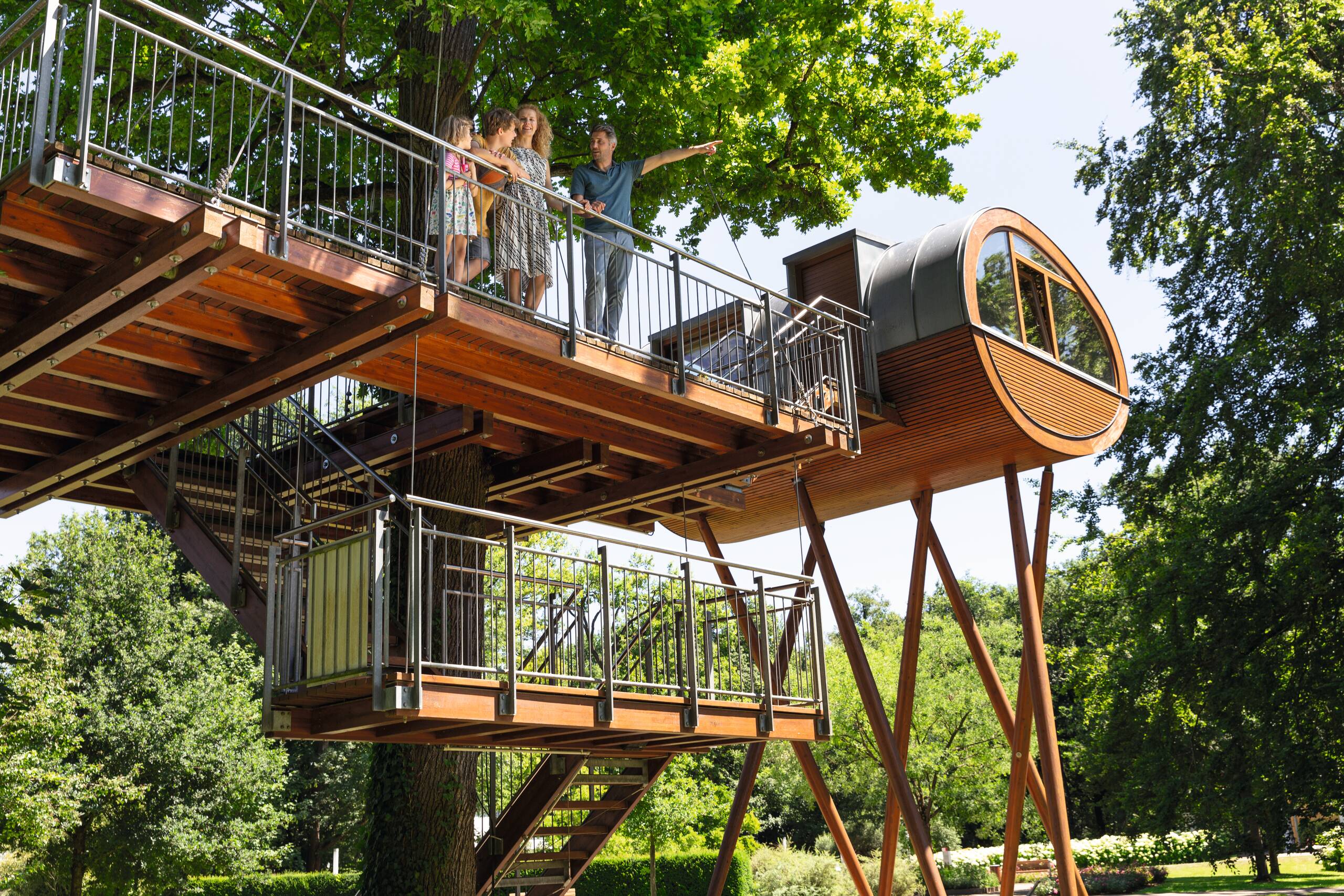 World of Living, Erlenpark, Baumhaus World of Living, Erlenpark, Baumhaus