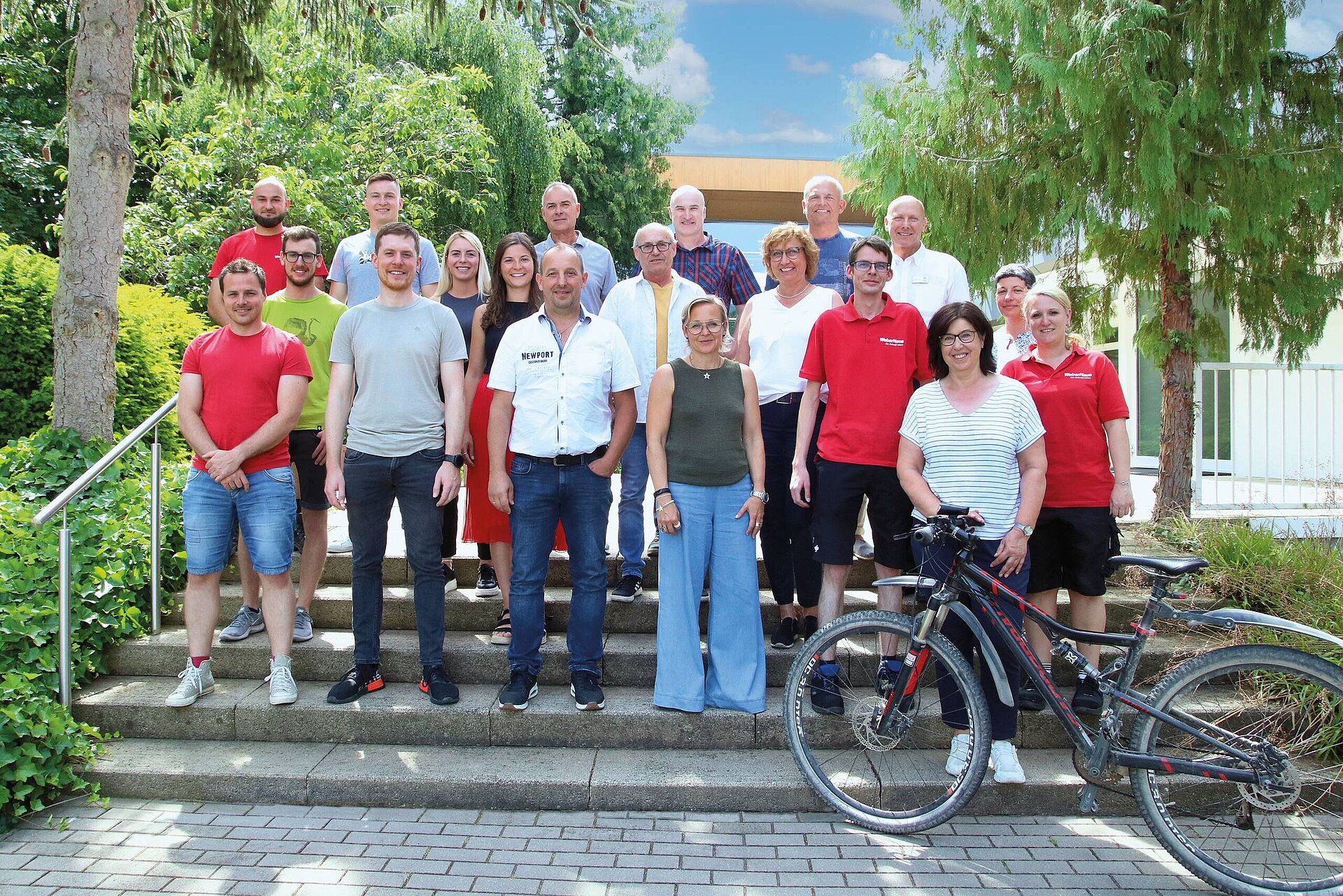 Zweiter Platz für WeberHaus beim Stadtradeln Rheinau