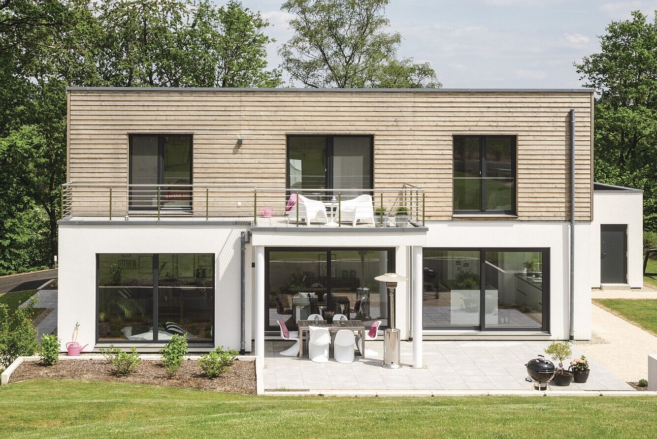 frei geplantes Architektenhaus im Bauhausstil