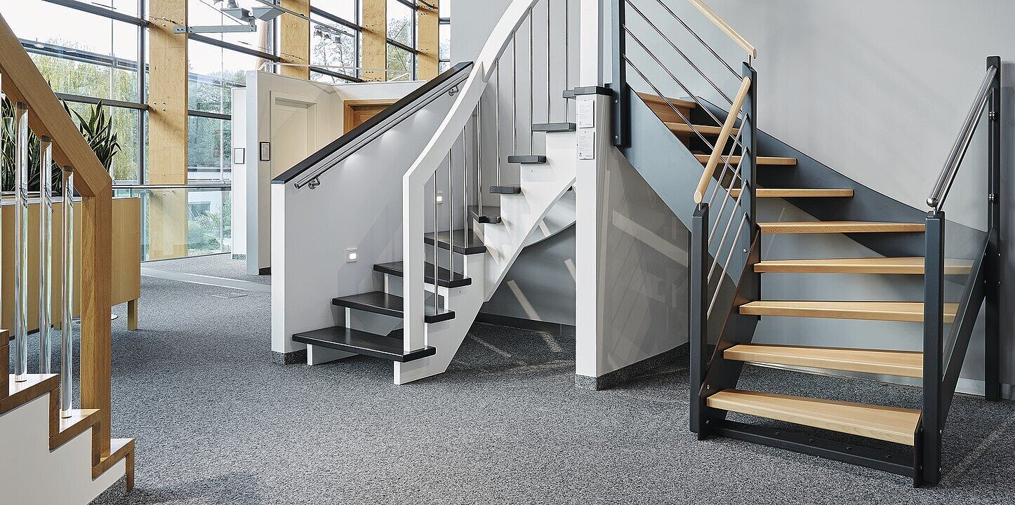 WeberHaus Mustertreppen für Ausstattungsberatung