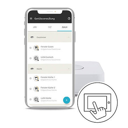 Smartphone mit Touch-Funktion Smartphone mit Touch-Funktion