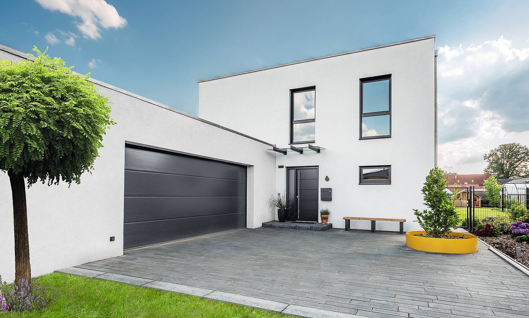 Einfamilienhaus mit Flachdach