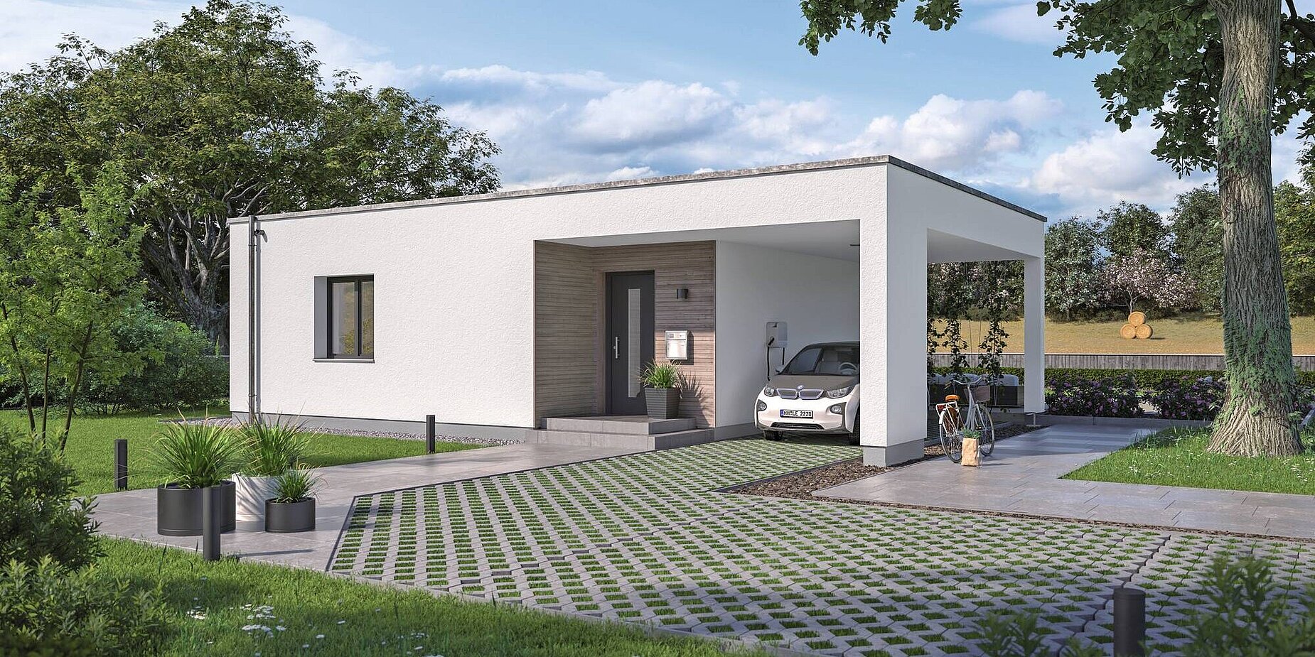 WeberHaus Bungalow mit Flachdach