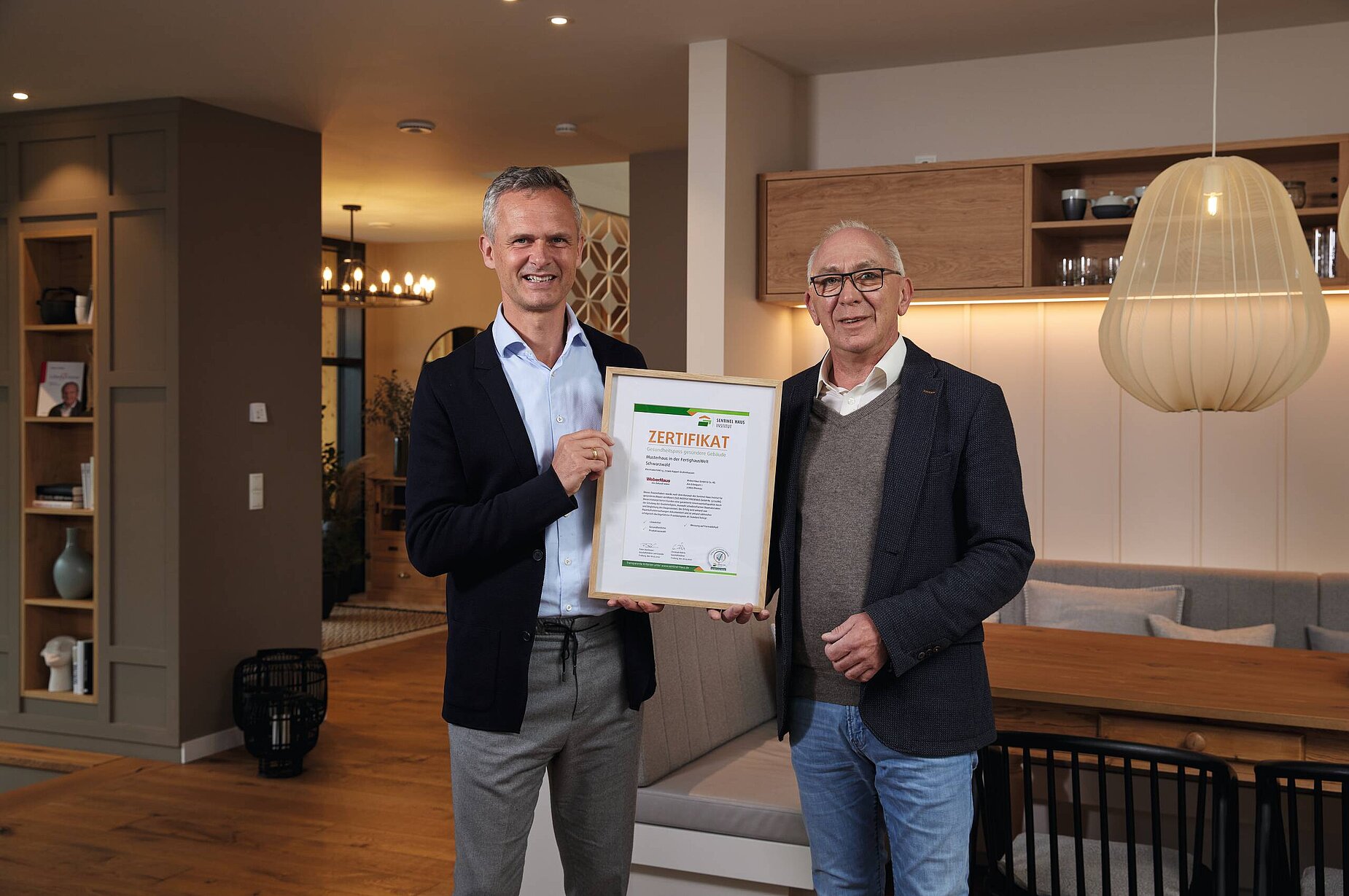 Zertifizierte Wohngesundheit bei WeberHaus