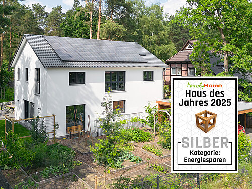 Beim FamilyHome Award "Haus des Jahres 2025