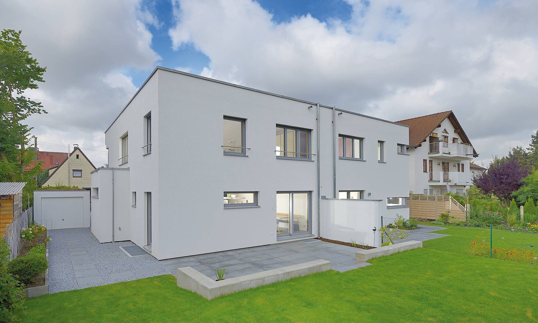 Doppelhaus für zwei Familien