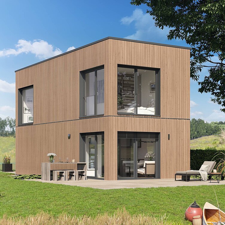 Minihaus OPTION: Klein, aber fein in edlem Design